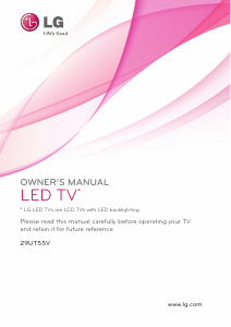 Bruksanvisning LG 29UT55V-PZ LED skärm