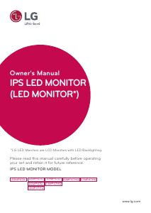 Handleiding LG 27MP47HQ-P LED monitor