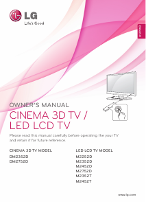 Bruksanvisning LG DM2352D-PZ LED skärm