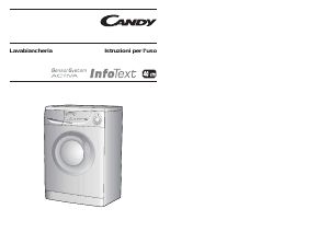 Manuale Candy CS 085 TXT-RU Lavatrice