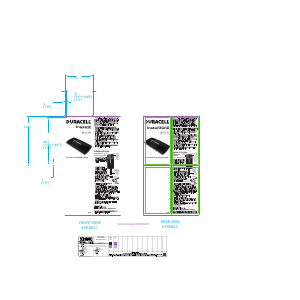 Bruksanvisning Duracell Instant USB Portabel laddare