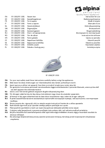 Manual Alpina SF-1301 Fier de călcat