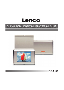 Manual de uso Lenco DPA-35 Marco digital