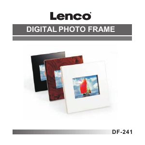 Bruksanvisning Lenco DF-241 Digital fotoram