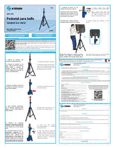 Manual de uso Steren BAF-150 Trípode