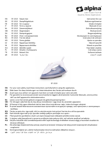 Manual Alpina SF-1313 Fier de călcat