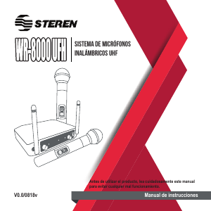 Bruksanvisning Steren WR-8000UHF Mikrofon