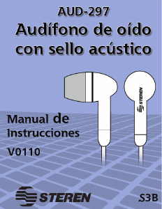 Manual Steren AUD-297 Headphone