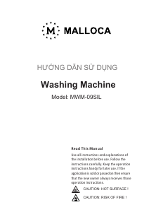 Bruksanvisning Malloca MWM-09SIL Tvättmaskin
