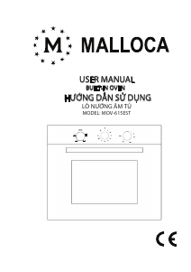 Hướng dẫn sử dụng Malloca MOV-615EST Lò nướng
