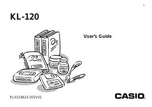 Handleiding Casio KL-120 Labelprinter