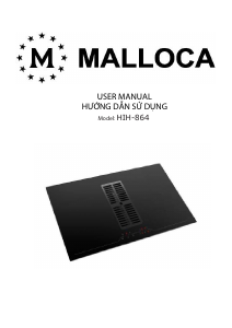 Bruksanvisning Malloca HIH-864 LI Häll