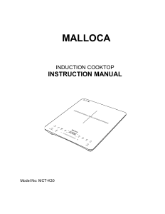Manual Malloca MCT-K30 Hob