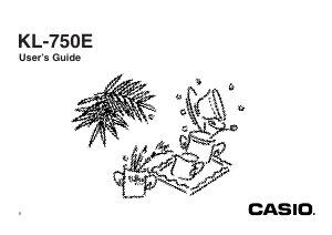 Handleiding Casio KL-750E Labelprinter