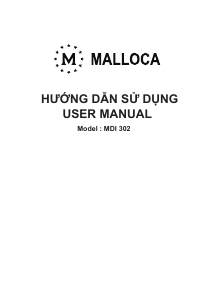 Hướng dẫn sử dụng Malloca MDI 302 Tarô