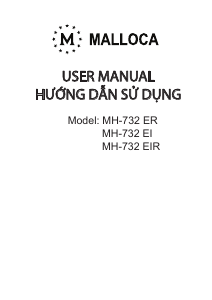 Bruksanvisning Malloca MH-732 EIR Häll