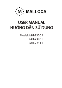 Bruksanvisning Malloca MH-7320 R Häll