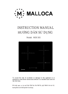 Manual Malloca MIR 593 Hob