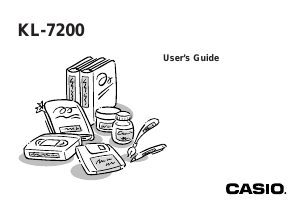 Handleiding Casio KL-7200 Labelprinter