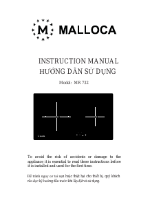 Handleiding Malloca MR 732 Kookplaat