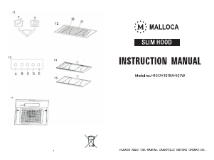 Manual Malloca H107 Cooker Hood