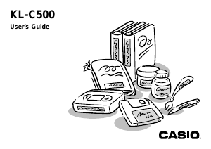Handleiding Casio KL-C500 Labelprinter