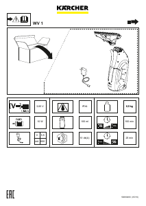 Manual de uso Kärcher WV 1 Limpiacristales