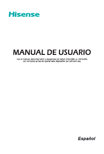Manual de uso Hisense OH55O8B Televisor de LED