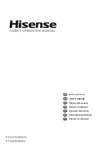 Manual de uso Hisense FT325D4BW2 Congelador