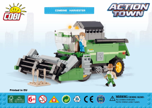 Manual Cobi set 1866S2 Action Town Combine harvester