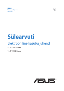 Käyttöohje Asus D452CP Kannettava tietokone