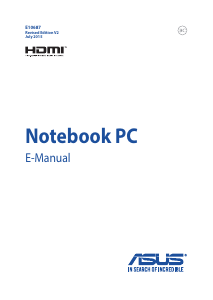 Handleiding Asus E202SA VivoBook Laptop