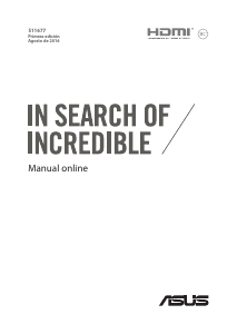 Manual de uso Asus E502NA VivoBook Portátil