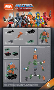 Bedienungsanleitung Mega Construx set FWV52 Masters of the Universe Man-At-Arms