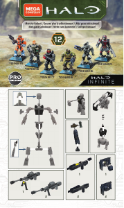 Manual de uso Mega Construx set GNB15 Halo Spartan Recon