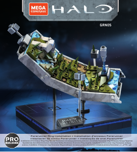 Handleiding Mega Construx set GRN05 Halo Forerunner Ring Installation