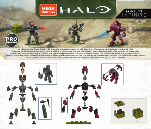 Handleiding Mega Construx set GRN08 Halo UNSC Marine Gear Pack