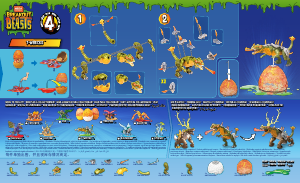 Bedienungsanleitung Mega Construx set GLK05 Breakout Beasts T-Wrecks