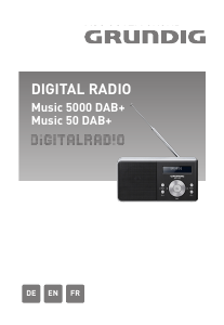 Handleiding Grundig Music 5000 DAB+ Radio