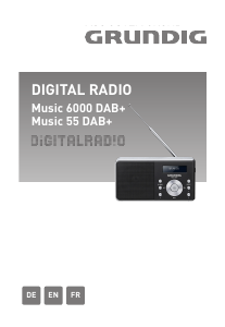 Handleiding Grundig Music 6000 DAB+ Radio