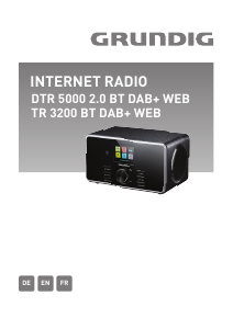 Handleiding Grundig DTR 5000 2.0 BT DAB+ WEB Radio