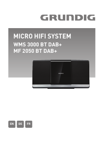 Handleiding Grundig MF 2050 BT DAB+ Stereoset