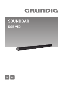 Bruksanvisning Grundig DSB 950 Högtalare