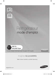 Mode d’emploi Samsung RT5583ATBSL Réfrigérateur combiné