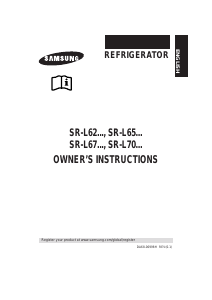 Bruksanvisning Samsung SR-L679EVPS Kyl-frys