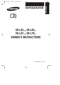 Bruksanvisning Samsung SR-L679EVSS Kyl-frys