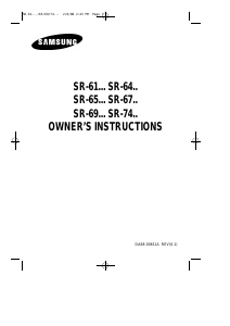 Bruksanvisning Samsung SR-65KTC Kyl-frys