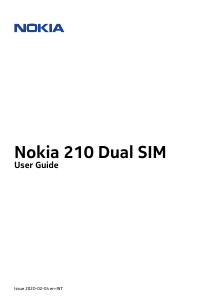 Handleiding Nokia 210 Dual SIM Mobiele telefoon