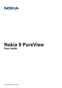 Handleiding Nokia 9 PureView Mobiele telefoon