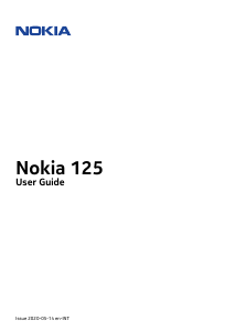 Handleiding Nokia 125 Mobiele telefoon